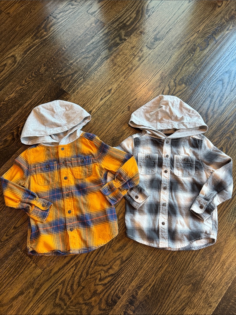 Hooded shirts perfect for fall!